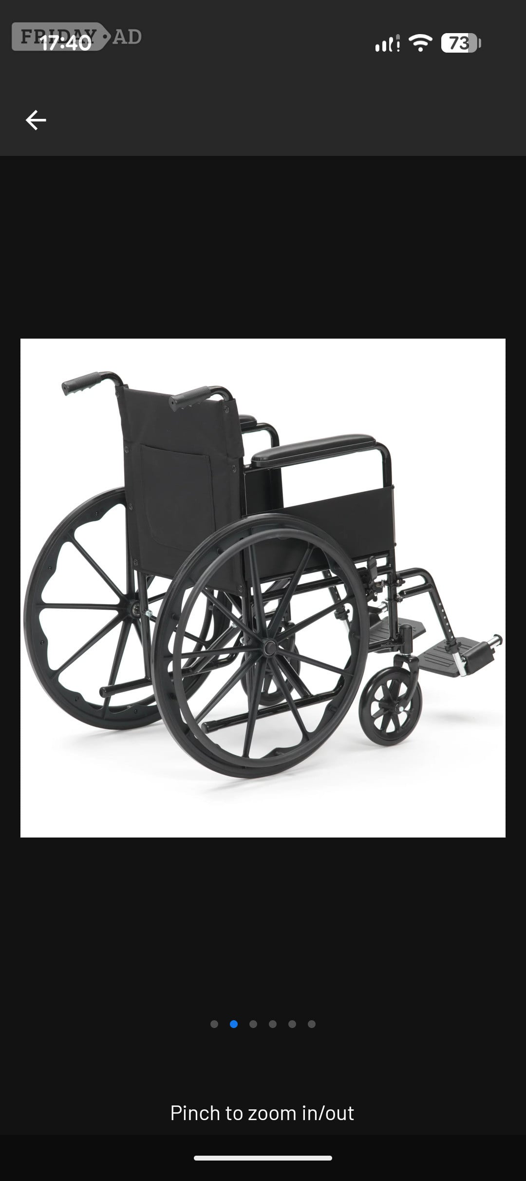 Self propelled wheelchair in Jarrow