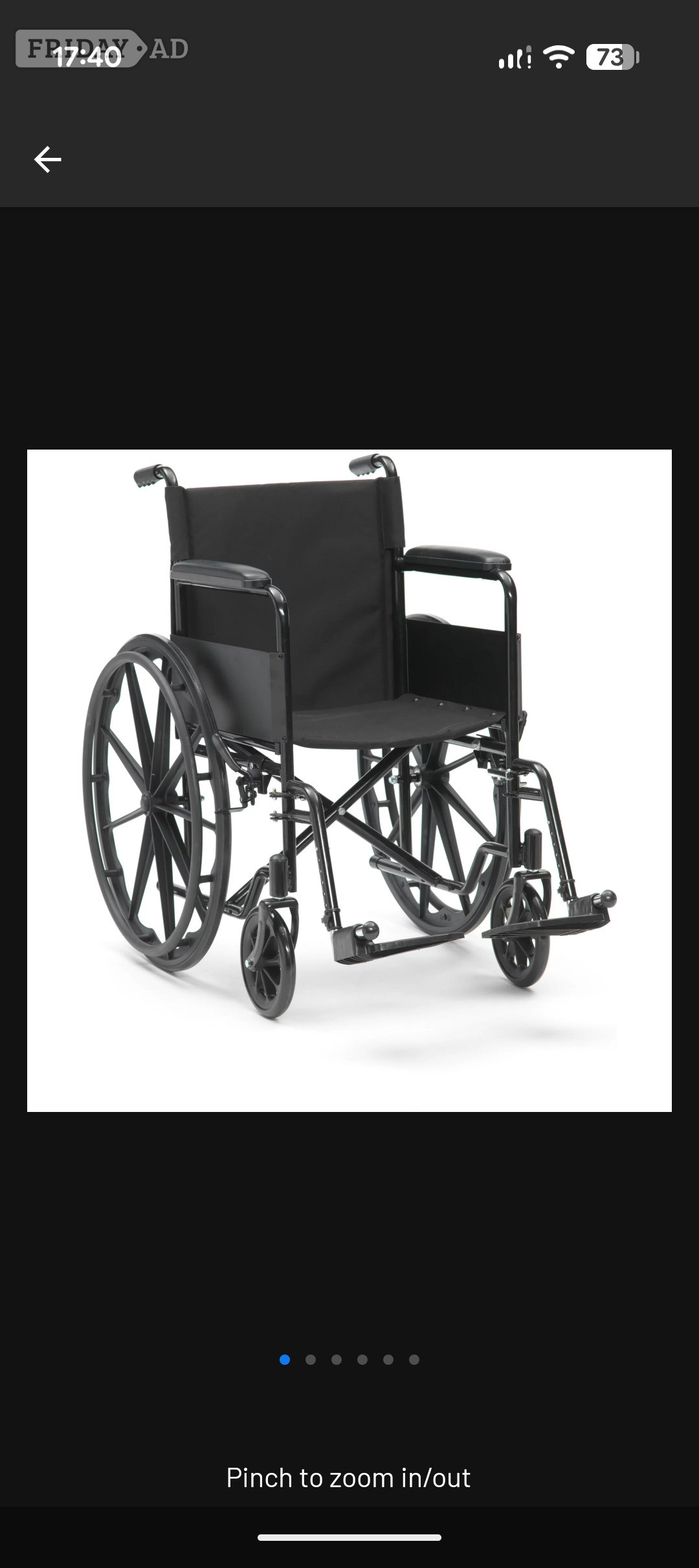 Self propelled wheelchair