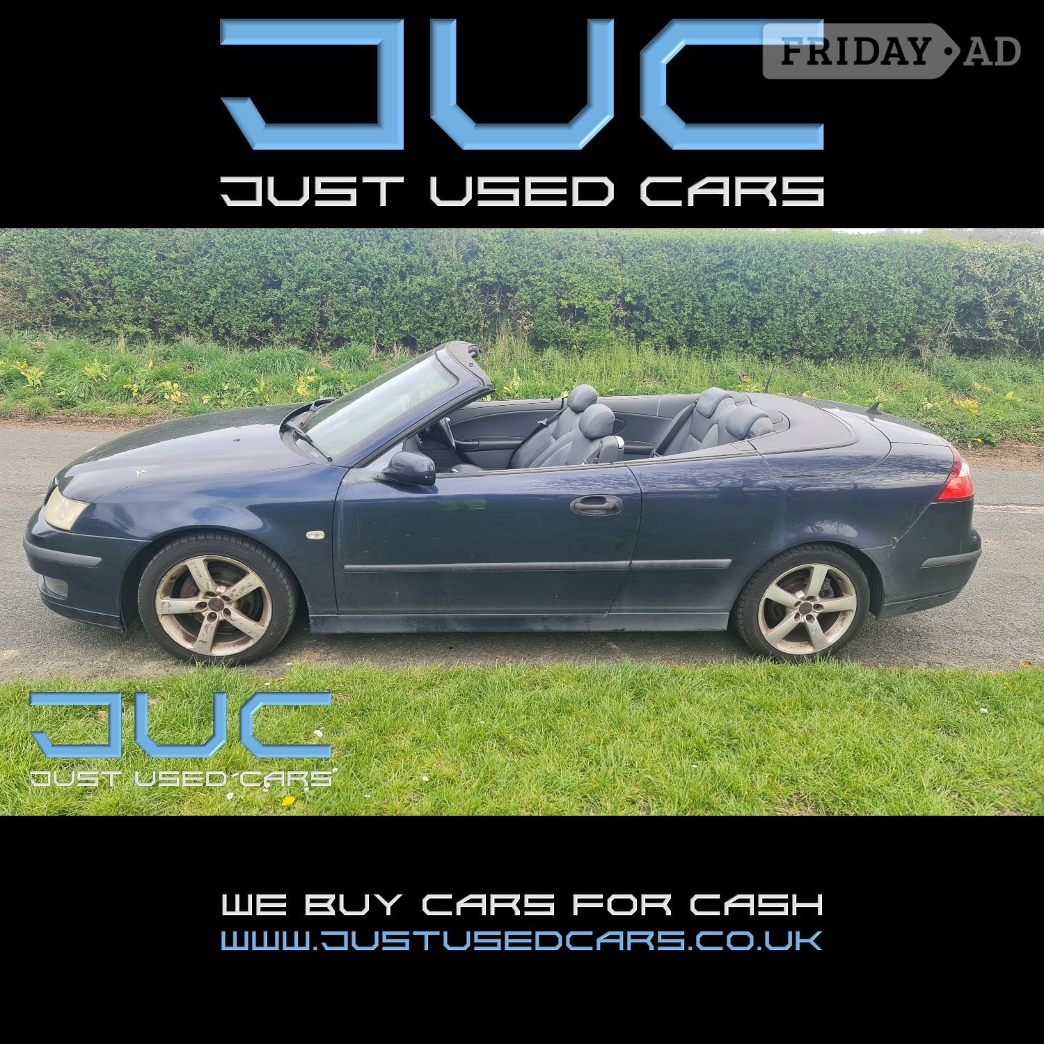 Saab 9-3 2.0 Vector 150BHP (Manual Petrol) 54 Reg 2004 82,701 - Cars