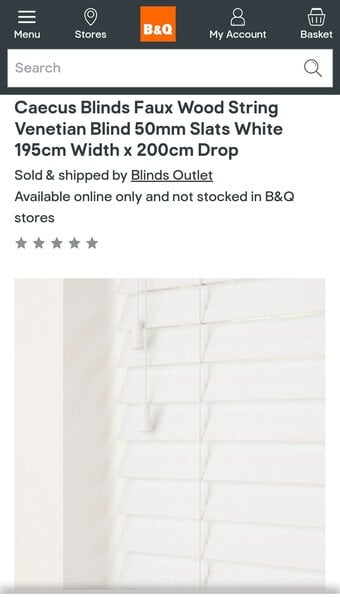 Blinds from b&q