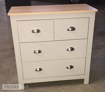 LANCASTER 2+2 CHEST - GREY