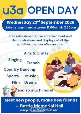 .Battle and District u3a Open Day