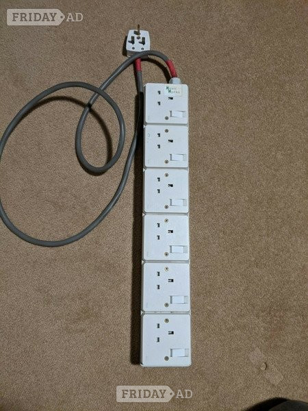 Worthing WANTED: 'Music Works' 6 way switched mains block.