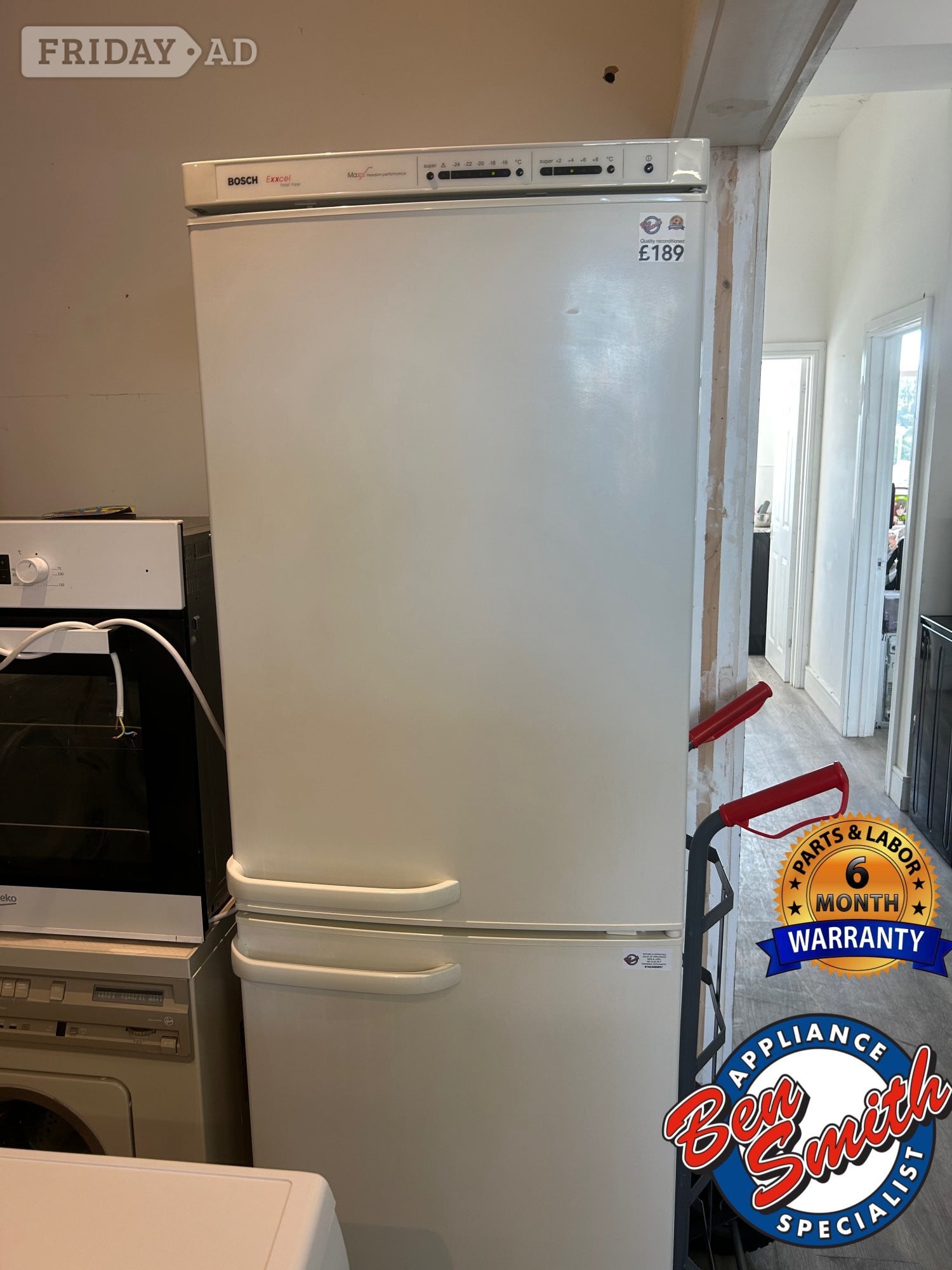 BOSCH 50/50 FRIDGE FREEZER in St. Leonards-On-Sea