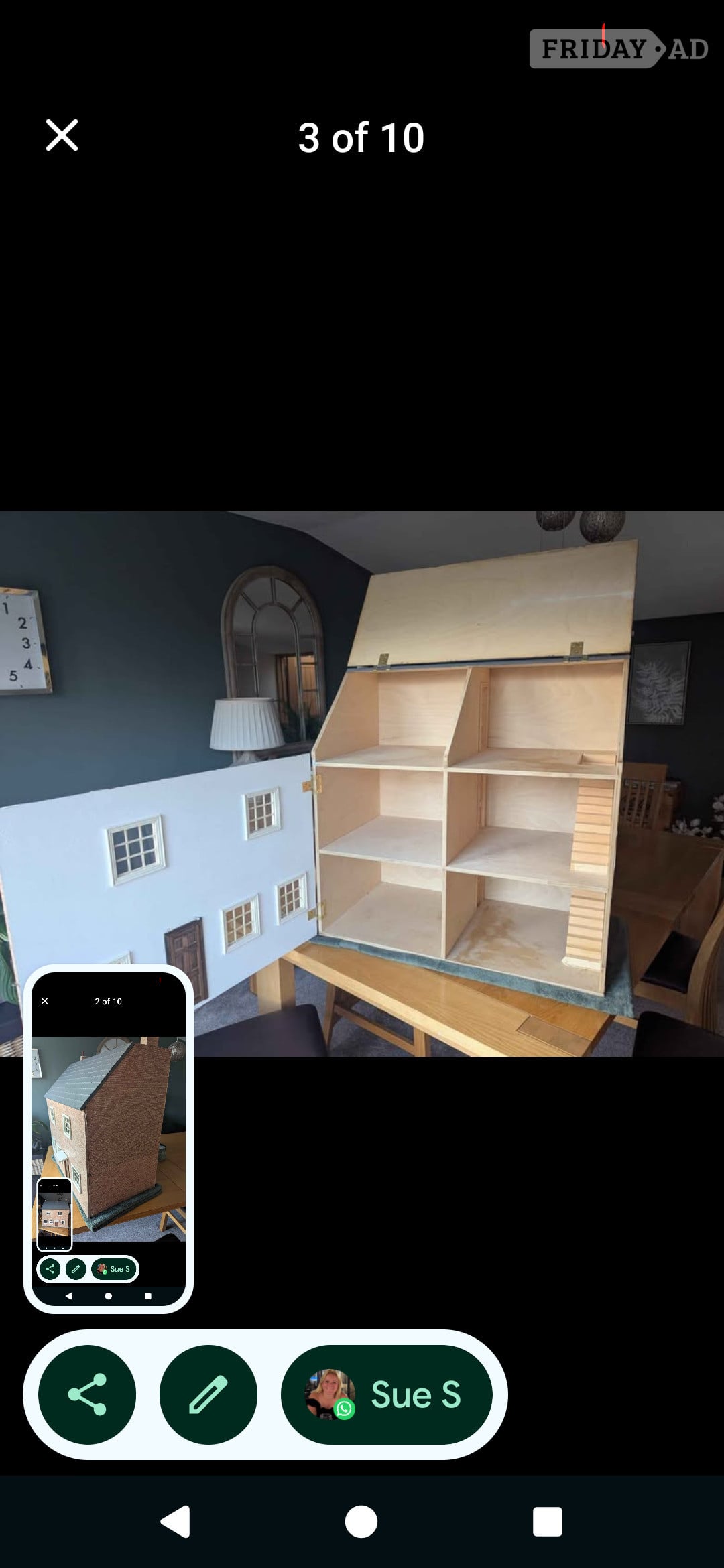 Lancing Large dolls house 
