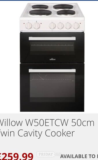 Electric cooker willow brand new still boxed