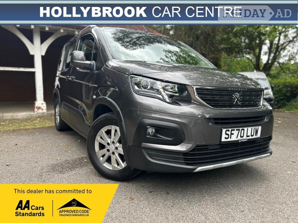 2020 PEUGEOT RIFTER 1.5 BLUE HDI ALLURE MPV EAT EUR 6 5DR WAV AUT in Southampton