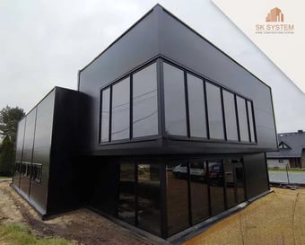 258,3m2 Insulated Steel frame building with bespoke design