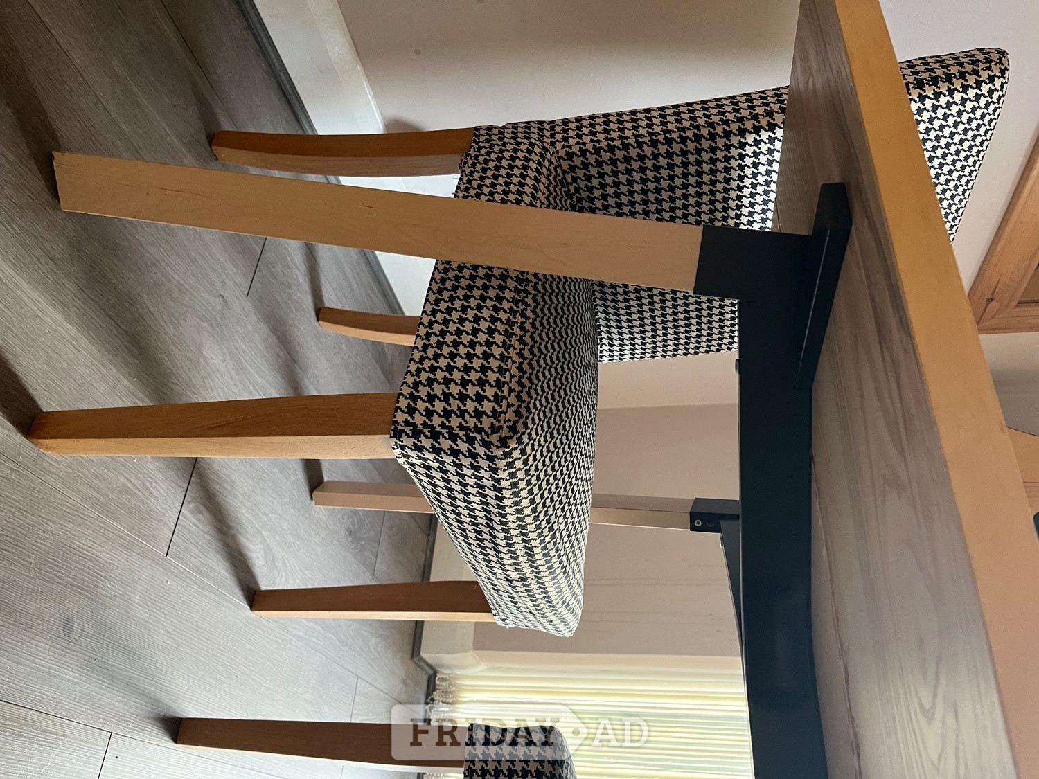 Stylish and solid Ikea dining table and chairs in Worthing