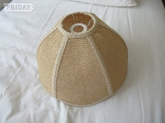 Cane/Raffia lamp shade