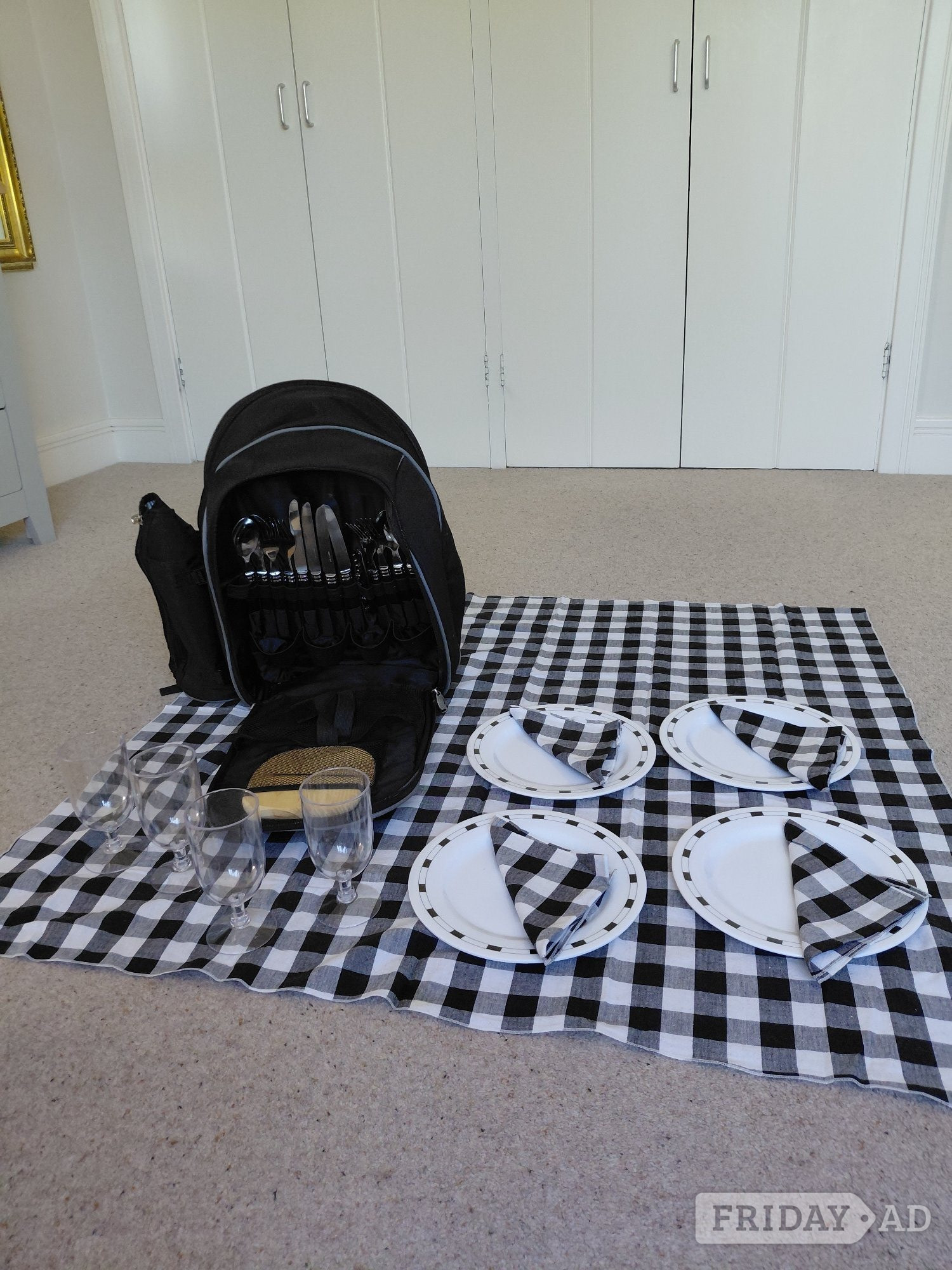 Picnic Fabric Rucksack in Winchester
