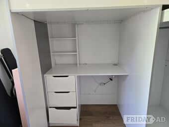 Pegasus child's high sleeper bed