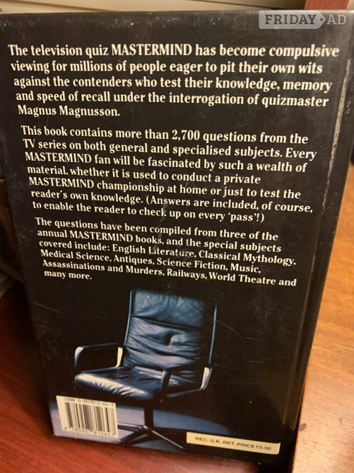 Hardback "Mastermind" Book Good Condition. 