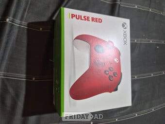 Red Xbox controller 