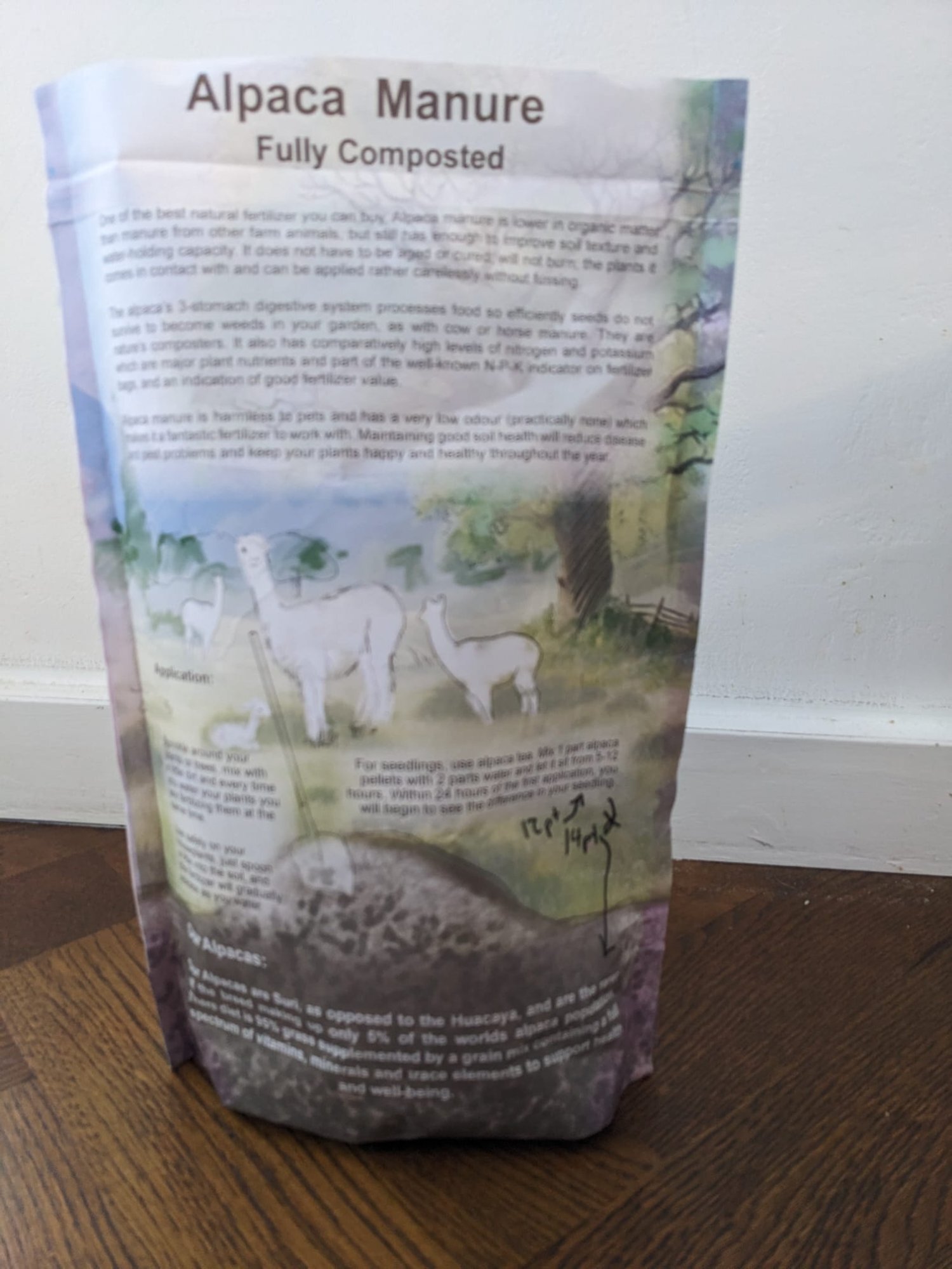 Alpaca Manure - best natural fertiliser you can buy!