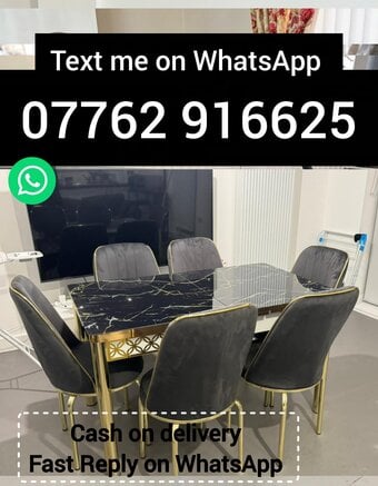 Dining table and chairs