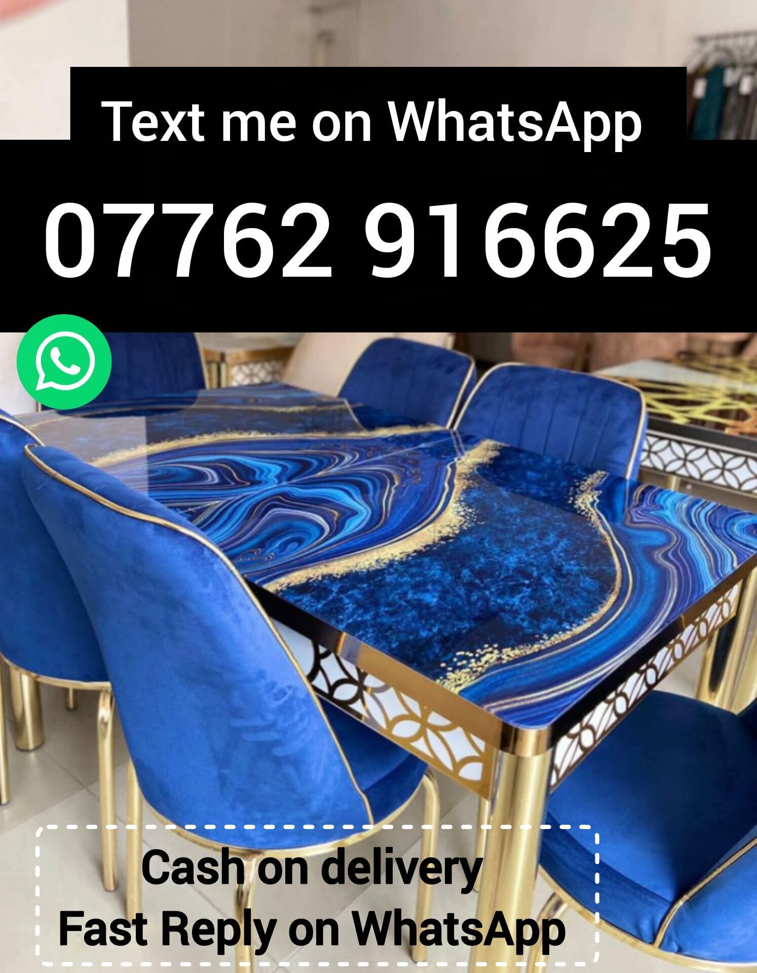 Manchester Dining table and chairs