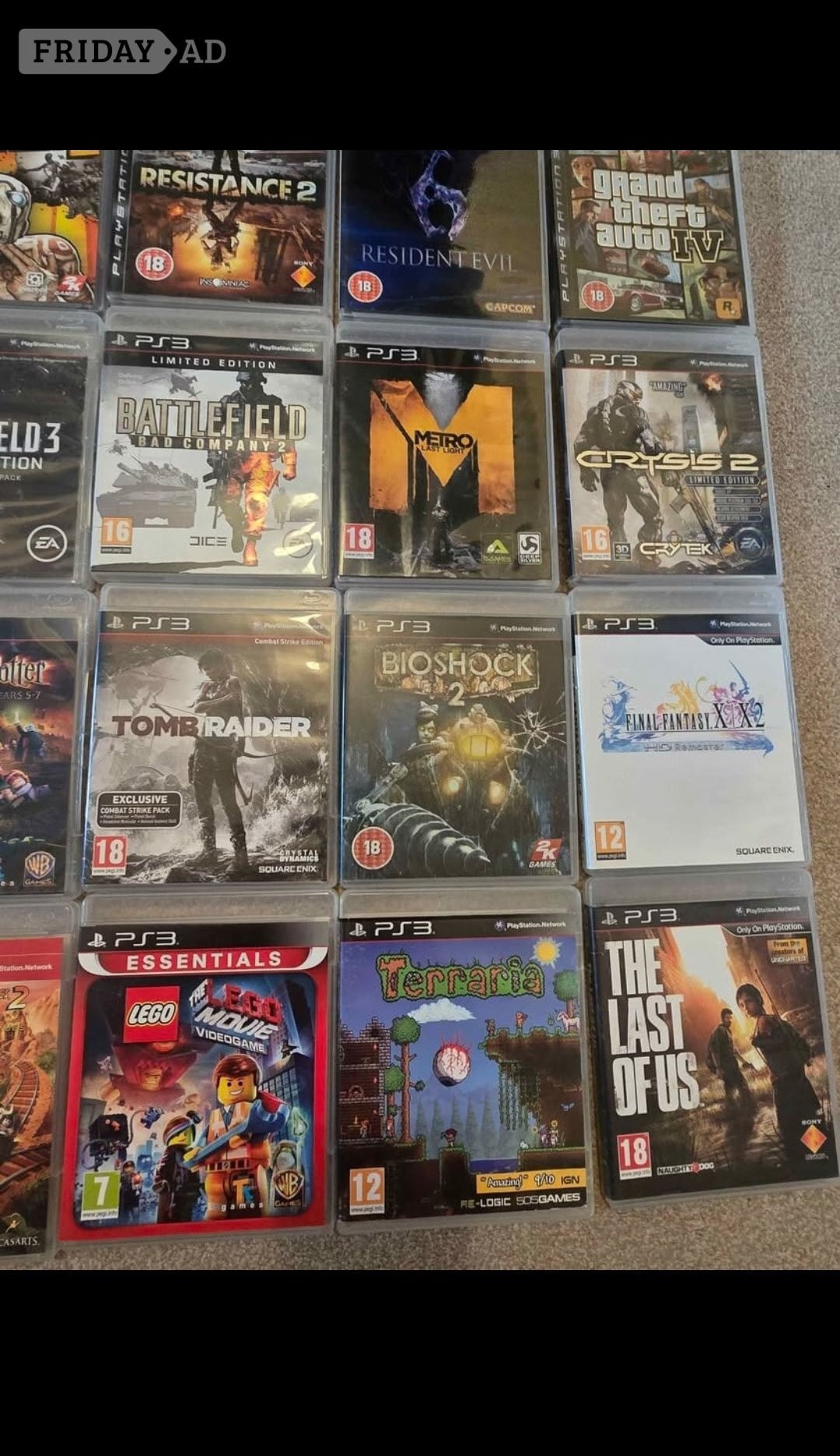 Pulborough Large bundle of PS3 games