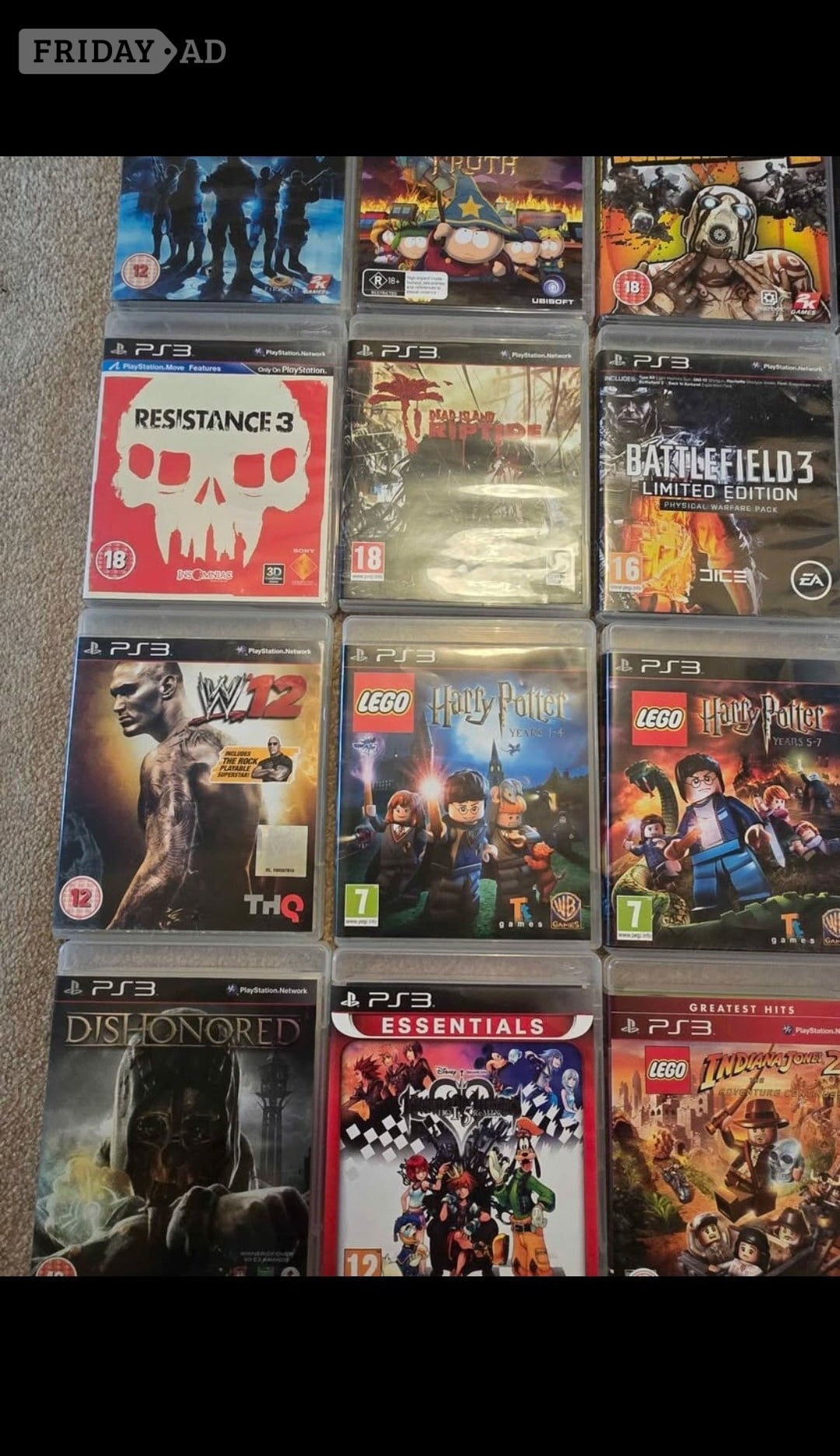Large bundle of PS3 games - Consoles & Games