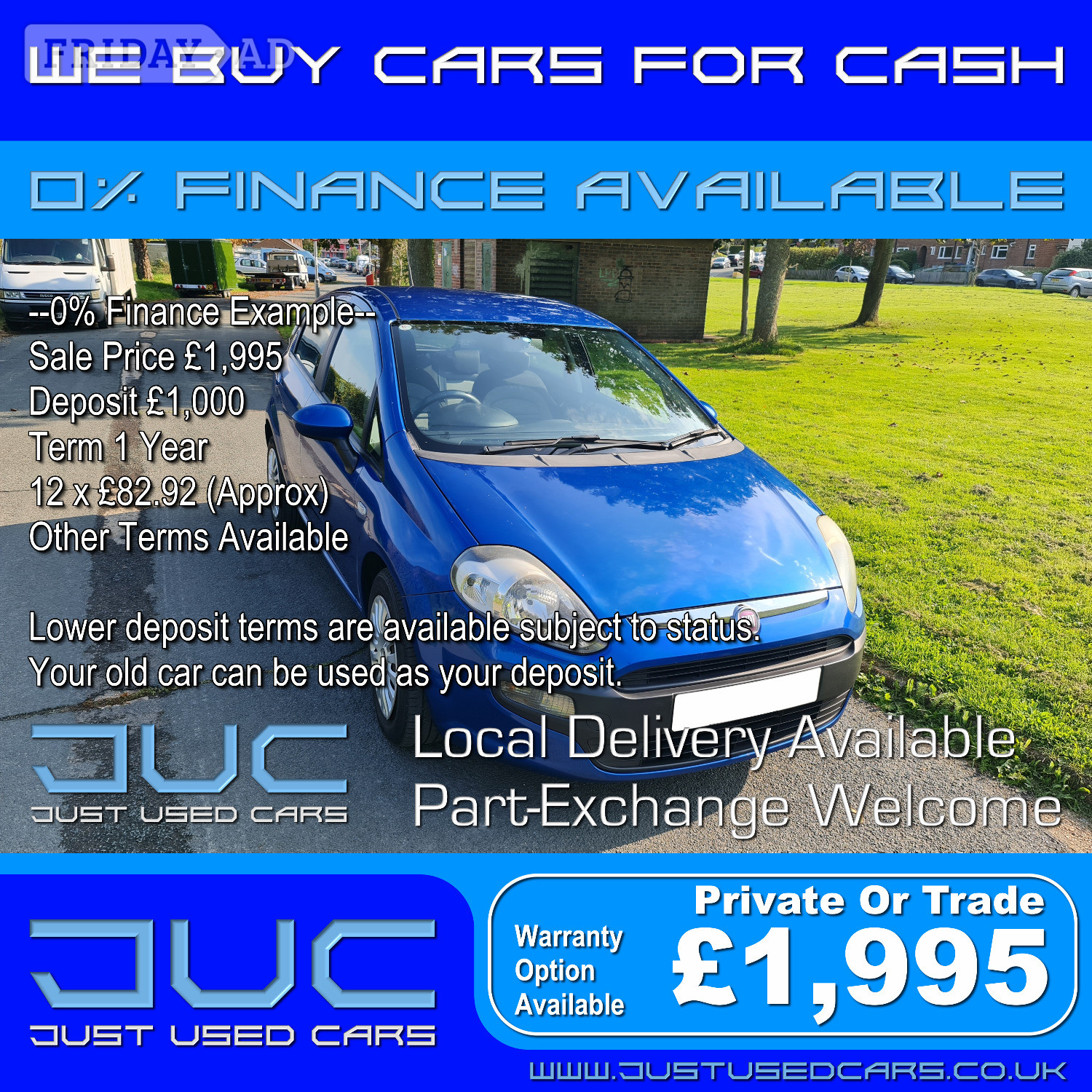 Fiat Punto 1.4 Evo Dynamic M-AIR (Manual Petrol) 60 Reg 2010 in Lewes