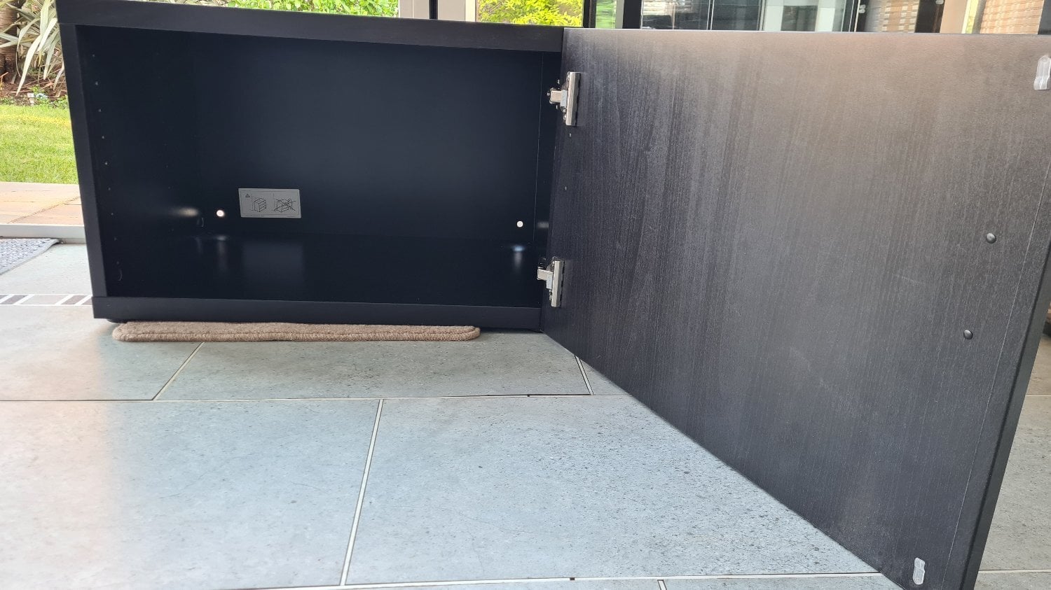 IKEA BESTÅ Black/Brown with door 60x40x38 cm