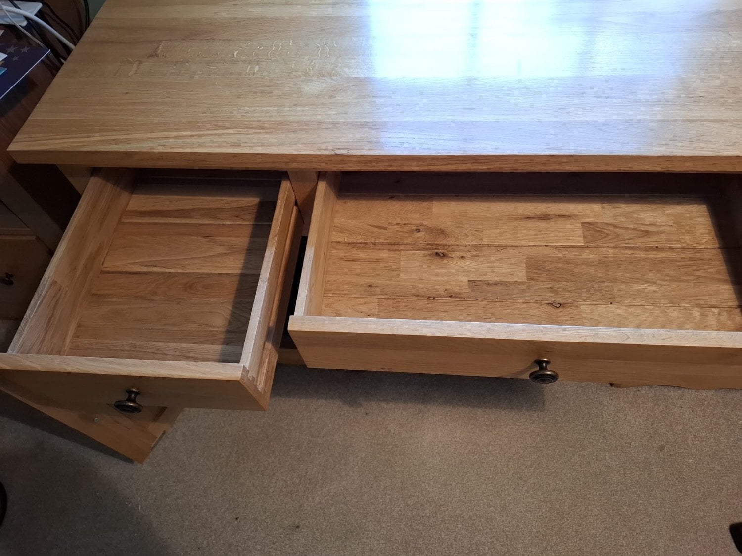 Worthing Solid Oak Desk