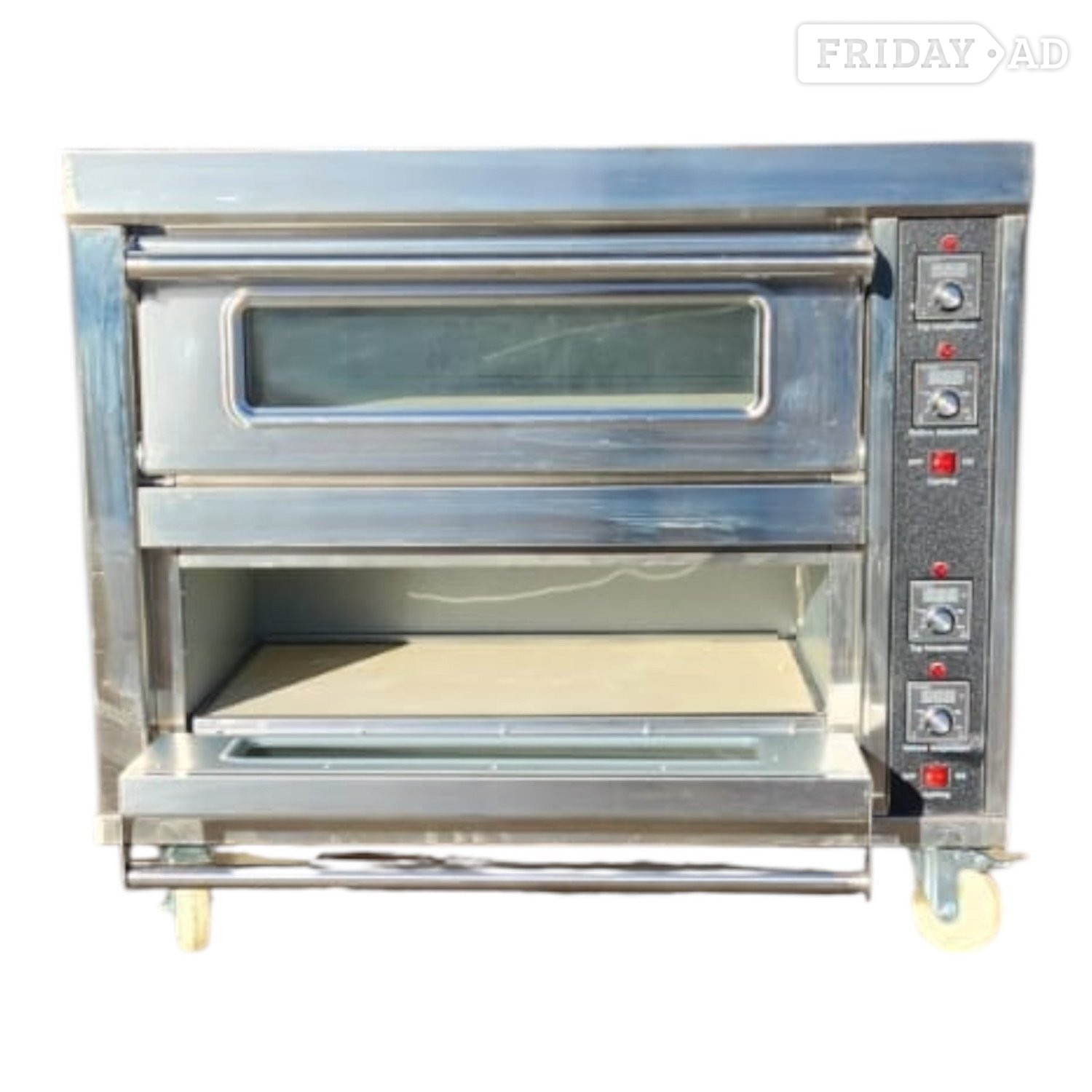 Electric Heavy Duty Commercial Pizza Baking Oven - 2 Deck 