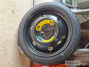 Unused Spacesaver wheel and tyre Hyundai I10