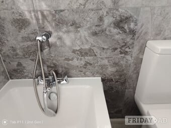 Modern wall tiles.   Rivona grey.  