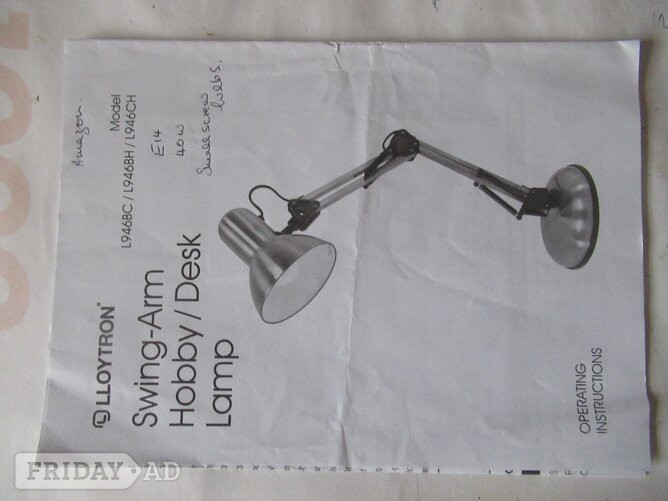 Adjustable desk lamp in Haywards Heath