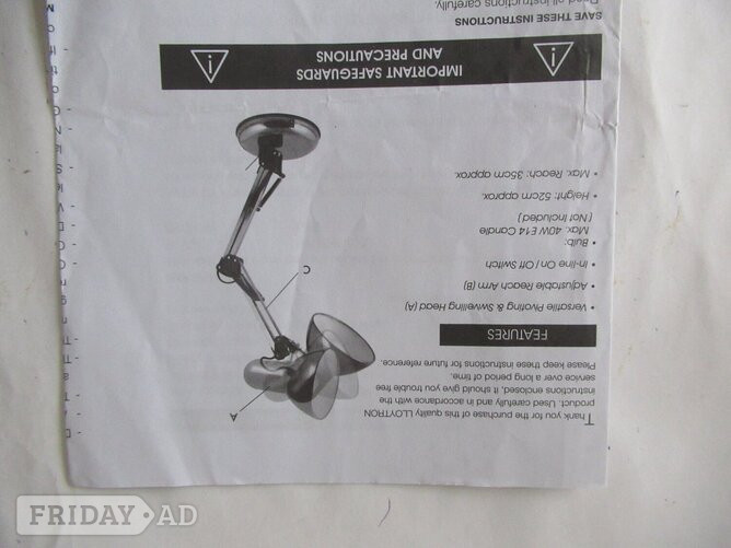 Haywards Heath Adjustable desk lamp