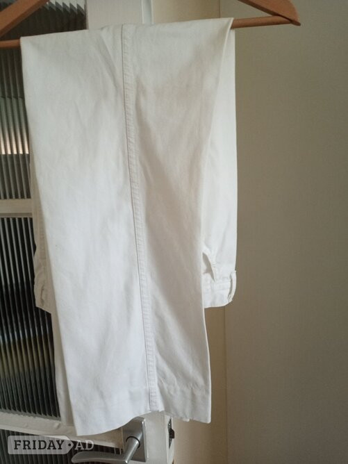 white jeans with white belt  in Littlehampton