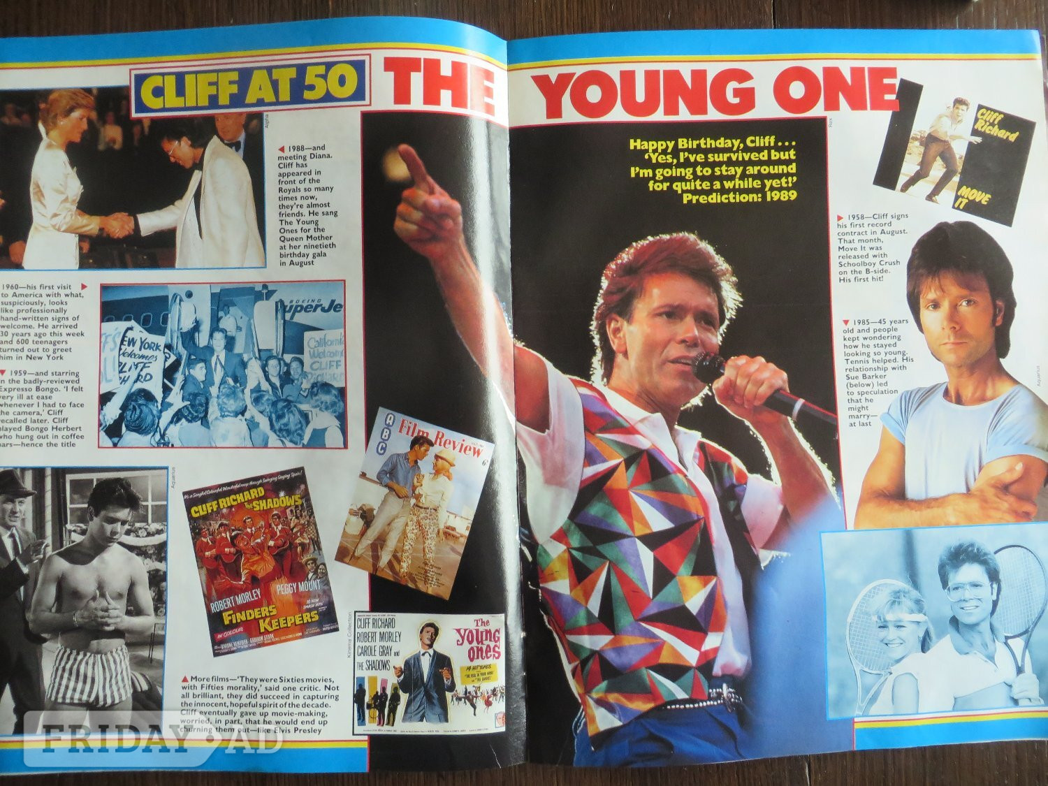 Cliff at 50 - WOMAN magazine 1990 £1.50