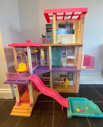 Barbie dream house and accessories 
