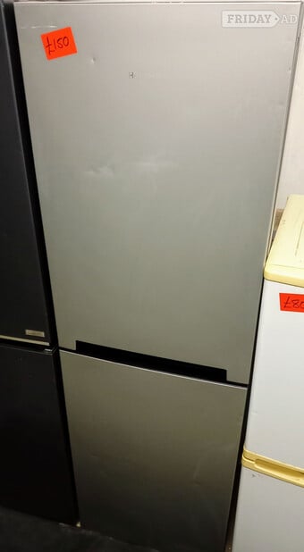Hotpoint silver colour big size fridge freezer 