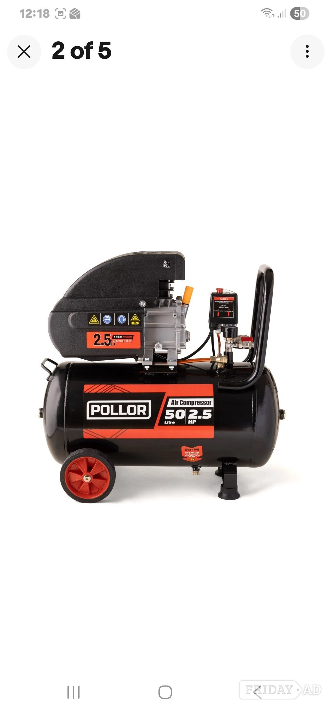 Air compressor 50litre new