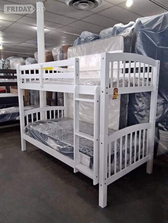 Single Bunk Bed For Sale - 3FT Single Wooden Bunk Bed 