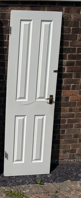 4 Panel Grained Moulded Door