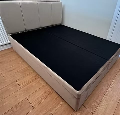 Rotherham 4 FOOT -END LIFT DIVAN OTTOMAN WITH 24 INCH DESIGN HEADBOARD
