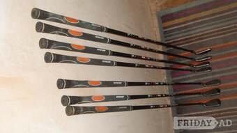 Golf clubs and bag
