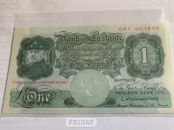 Dads Army Captain Mainwaring One Pound Note