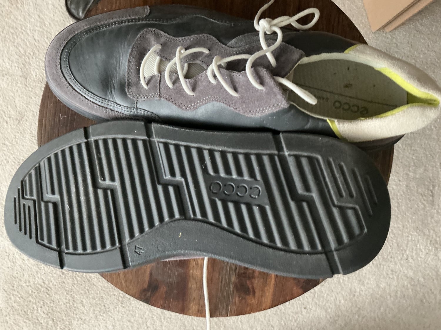 ECCO TRAINERS GREY