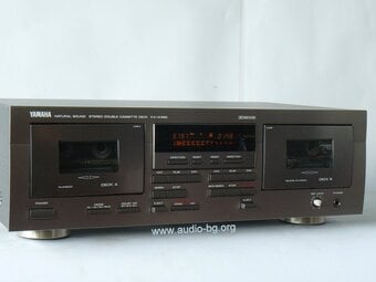 Yamaha KX-W392 hifi double cassette deck.