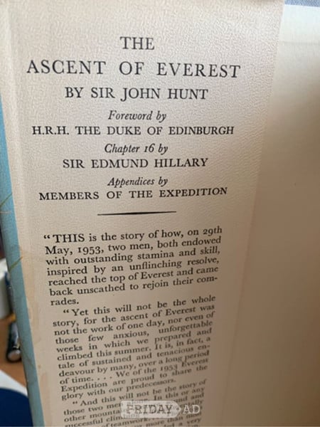 Reigate The Ascent of Mount Everest Sir John Hunt 1st Edition