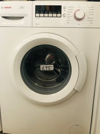 Bosch 1400 spin speed washing machine in good condition 