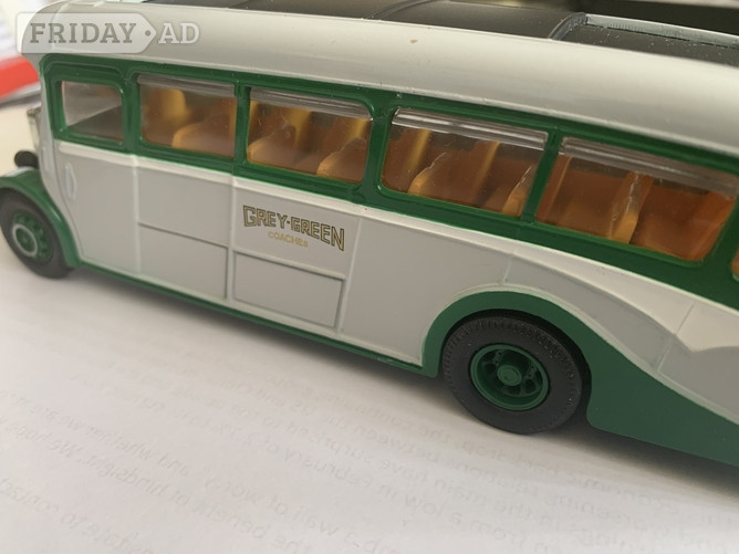 Reigate Corgi Grey-Green Coach. Superb condition. Like new. Postage Extra