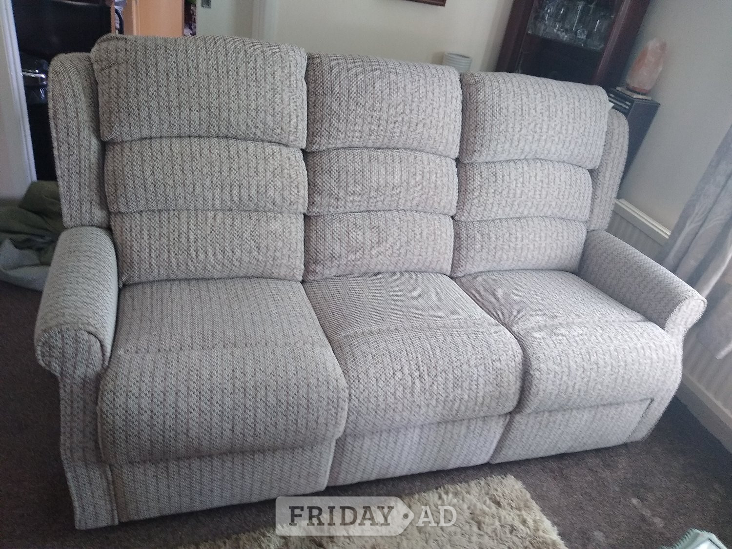 Andover Three seater sofa recliner 