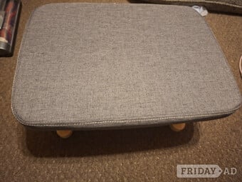 New grey foot stools  colour grey little wooden legs 