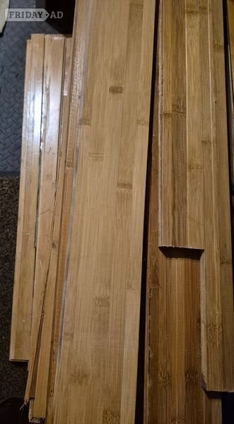 Solid Bamboo Wood Flooring- Used, but in overall good condition.