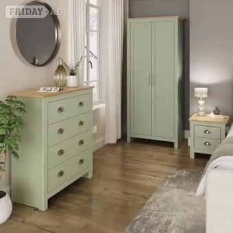 Lancaster 2 door set - SAGE GREEN